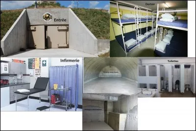 Mais en cas de pluies torrentielles ou de tempêtes, nous avons un bunker pour abriter les jeunes et le personnel. De combien de pièces dispose-t-il ?