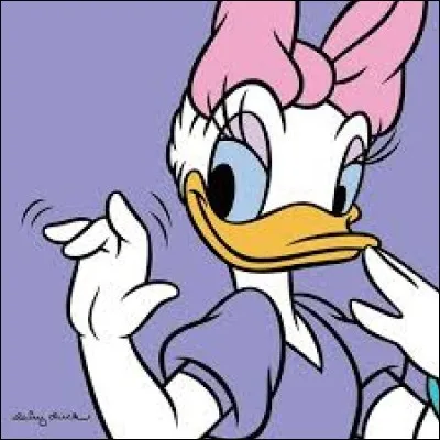 Sur la photo, vous pouvez voir Daisy Duck !