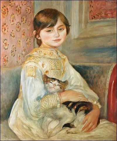 Quel peintre a réalisé le tableau "Julie Manet ou l'enfant au chat" ?