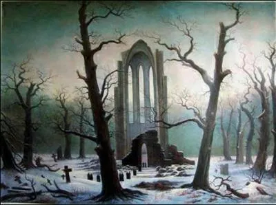 De quel courant fait partie ce tableau de Caspar David Friedrich ?