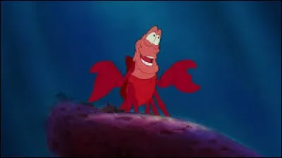 Retrouvez le prénom de ce crabe, ami d'Ariel !