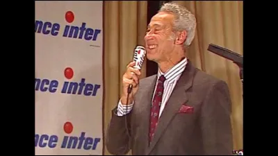 Cet animateur de radio, chanteur de charme et d'opérette, célèbre pour avoir présenté pendant 30 ans "le jeu des 1000 francs" sur France Inter, se prénomme ...