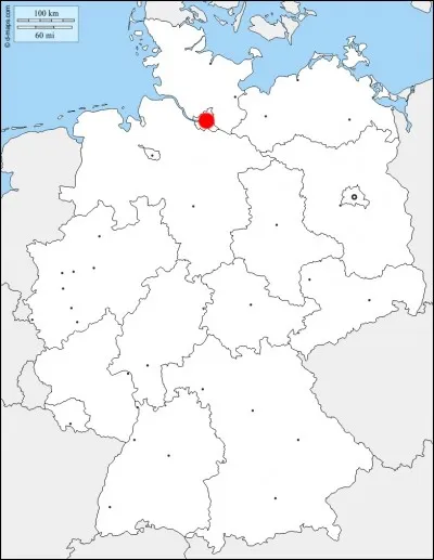 Quelle est la ville en rouge sur la carte ?