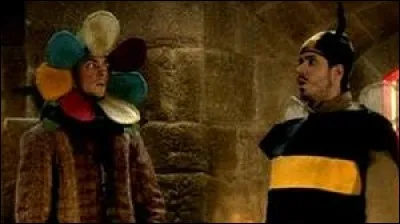 Il était déguisé en fleur pour la fête du printemps :