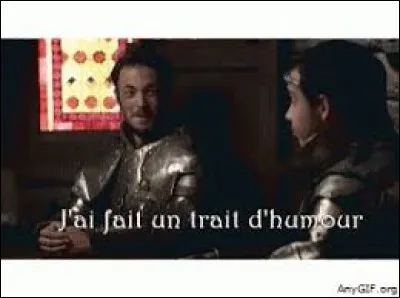 Il s'est mangé un pain pour avoir fait un trait d'humour :