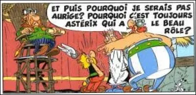 Dans quel album Obélix devient-il aurige ?
