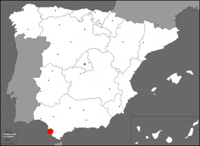 Quelle est la ville en rouge sur la carte ?