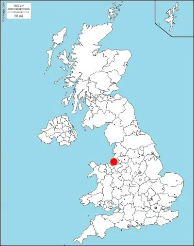 Quelle est la ville en rouge sur la carte ?