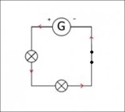 Quels sont les dipôles présents dans ce circuit d'après le schéma ?