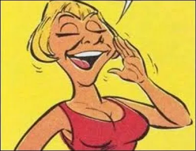 Caricature d'Annie Cordy, Nicotine est la femme de Vandeuléflix.