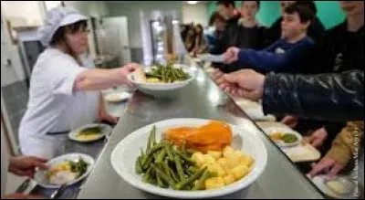 Tu es à la cantine, que fais-tu ?