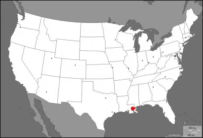 Quelle est la ville en rouge sur la carte ?