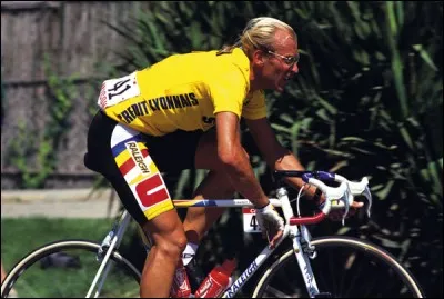 Ce cycliste, qui a remporté deux Tours de France, en 1983 et 1984, et le Tour d'Italie en 1989, se prénomme ...