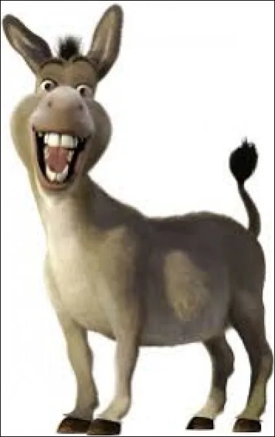 On peut voir l'âne dans "Shrek".