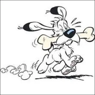 Le chien d'Obélix n'aime pas qu'on arrache les arbres.