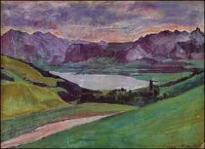 Qui a peint "Lac de Thoune" ?