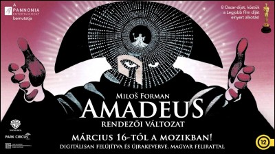 En quelle année le film "Amadeus" réalisé par Milos Forman sortit-il sur les écrans de cinéma ?