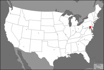 Quelle est la ville en rouge sur la carte ?