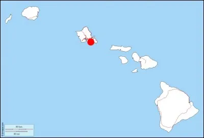 Quelle est la ville en rouge sur la carte ?