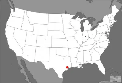 Quelle est la ville en rouge sur la carte ?