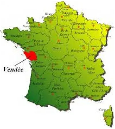 La Vendée est limitrophe, entre autres, du département des Deux-Sèvres.