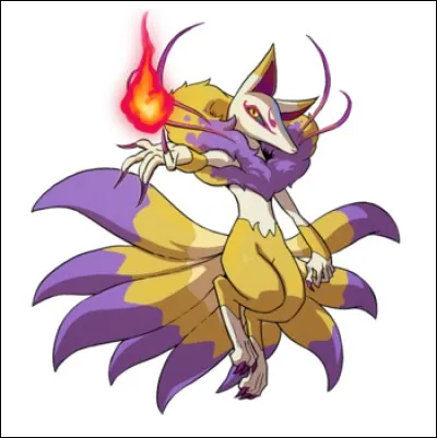 Combien de queues possède ce yokai ?