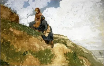 Qui a peint "Les filles sur une falaise" ?