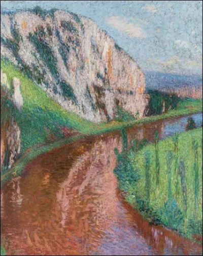 Qui a peint "Le Lot en dessous des falaises de Saint-Cirq Lapopie" ?