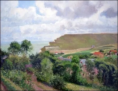 Qui a peint "Les falaises du Talou à Berneval" ?