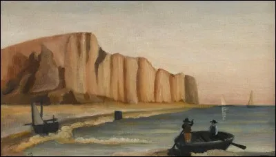 Qui a peint "La falaise" ?