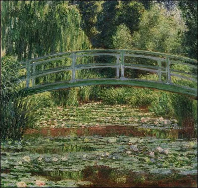"Bassin aux nymphéas, le pont japonais" est l'uvre de quel peintre ?