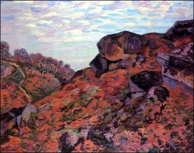 Quel peintre est l'auteur du tableau "Crozant, les monts Sedelle, matin" ?