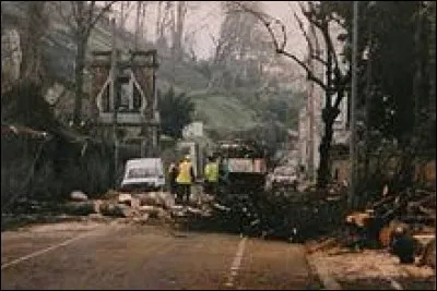 Quelle est la valeur maximale enregistrée lors du passage de la tempête Martin (celle du 27 décembre 1999) ?