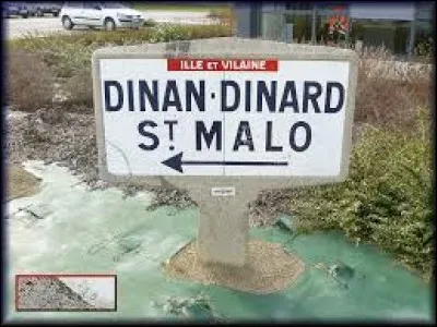 Dinan et Dinard sont deux villes bretonnes situées dans le même département.