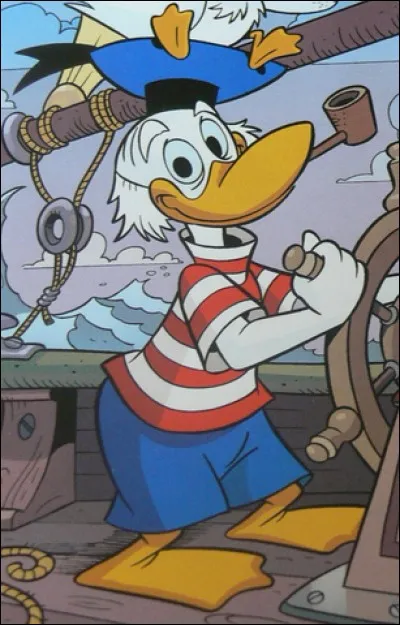 Quel est le nom de ce personnage, cousin de Donald Duck et chasseur de baleine ?