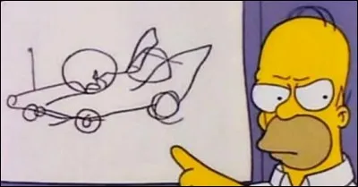 De quelle couleur est la voiture d'Homer Simpson ?