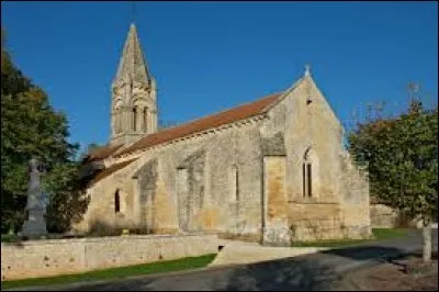 Petit tour en Nouvelle-Aquitaine, devant l'église Notre-Dame de Melleran. Village de l'arrondissement de Niort, il se situe dans le département ...