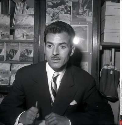 Cet alpiniste a été le premier, avec Louis Lachenal, à gravir, lors de l'expédition à l'Annapurna en 1950, un sommet de plus de 8 000 mètres : c'est ... Herzog.