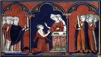 Le récipient contenant l'huile utilisée pour l'onction des rois de France le jour de leur sacre, était appelé la sainte...