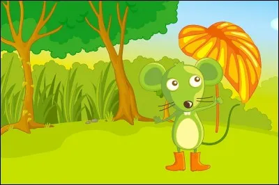 D'après la comptine, que devient une souris verte trempée dans l'huile et dans l'eau ?