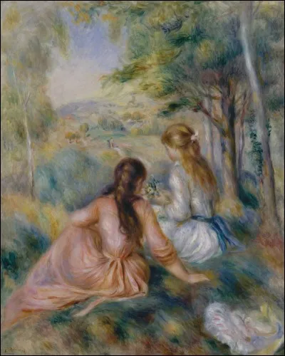 Complétez le titre de ce tableau peint par Auguste Renoir : "La  des fleurs".