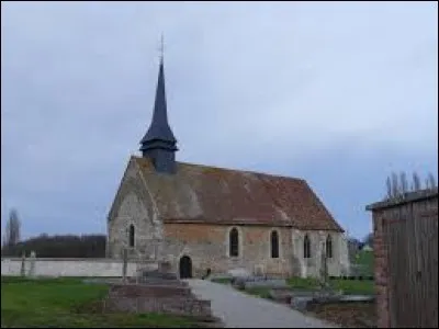 Voici l'église Saint-Pierre de Courdemanche. Commune Euroise, elle se situe dans l'ancienne région ...
