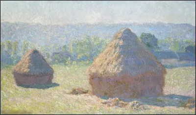Quel impressionniste est l'auteur du tableau "Meules, fin de l'été" ?
