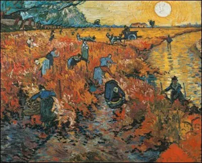 Qui a peint le tableau "La Vigne rouge" ?