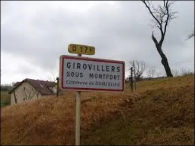 Nous sommes dans l'ancienne r&eacute;gion Lorraine, &agrave; l'entr&eacute;e de Girovillers-sous-Montfort. Ancienne commune, elle se situe dans le d&eacute;partement ...