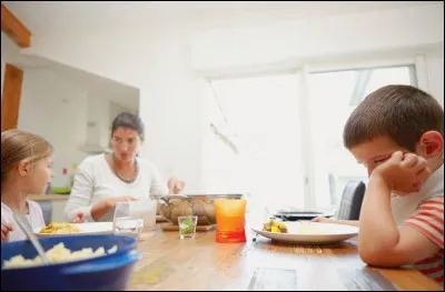 Il est 19h00, c'est l'heure du dîner et Mme Dupont t'a demandé de leur préparer des épinards avec du colin sauf que Théo boude car il veut manger des nuggets avec des frites ! Que fais-tu ?