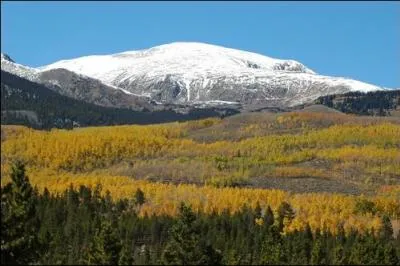 Le point culminant de cette chane de montagnes (4 401 m) se trouve dans le comt de Lake au Colorado. Il s'agit du ...