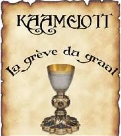 Il a recueilli le sang de Jésus dans le Graal :