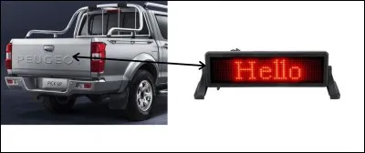 Dehors, elle permet d'informer les autres usagers qui sont derrière moi sur une éventuelle conduite à tenir. C'est un PMV. Que signifie cette abréviation ?