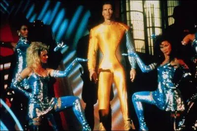 Quelle belle combinaison jaune, Arnold, c'est ...